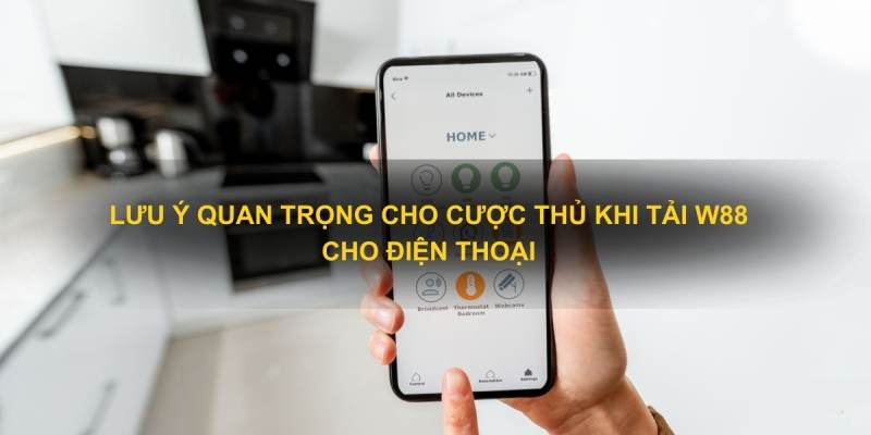 Một số lưu ý quan trọng